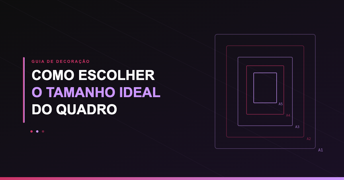 Como Escolher o Tamanho Ideal do Quadro